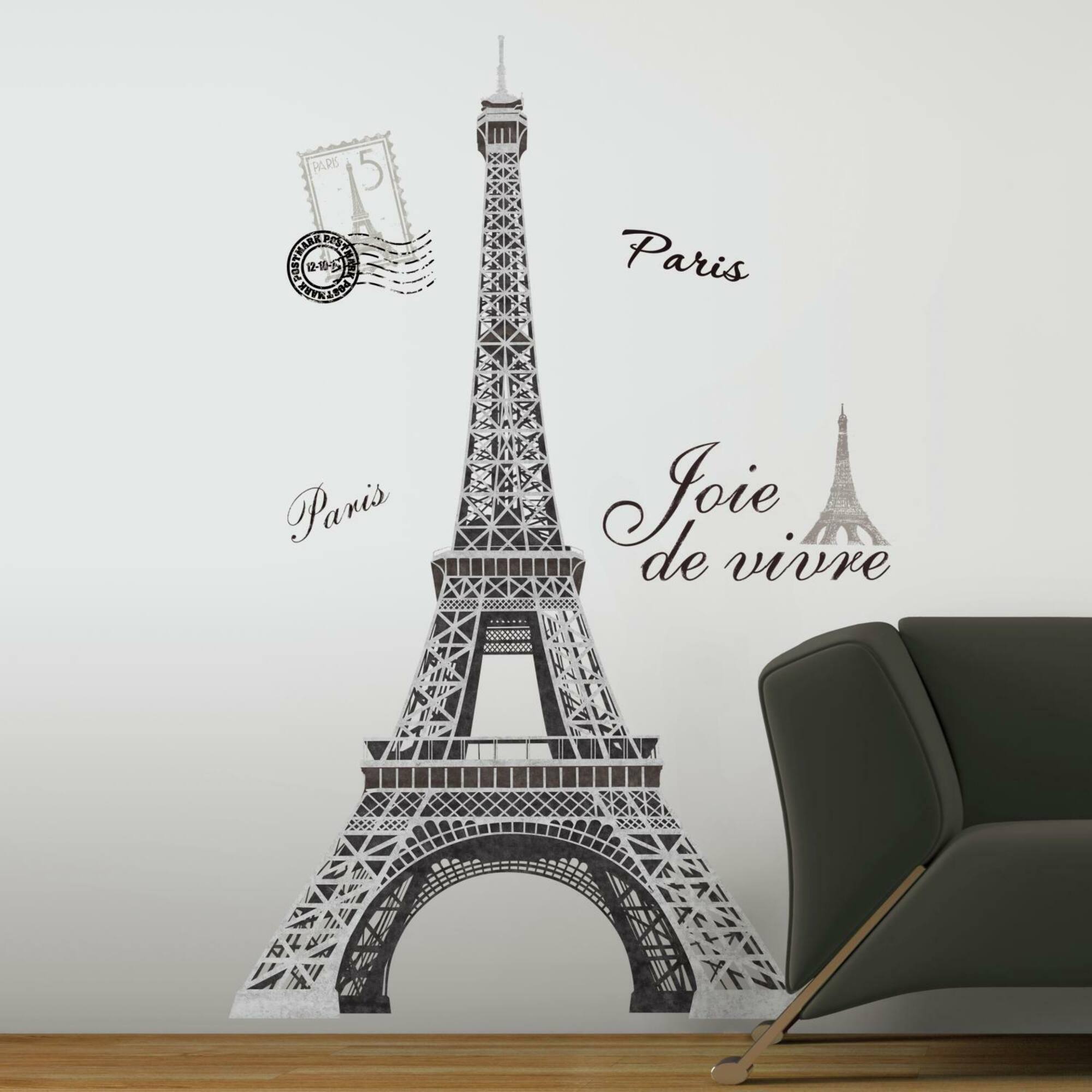 RoomMates Eiffel Tower Peel & Stick Giant Wall Decal